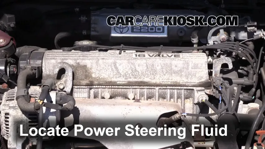 1996 Toyota Camry LE 2.2L 4 Cyl. Sedan (4 Door) Power Steering Fluid Add Fluid